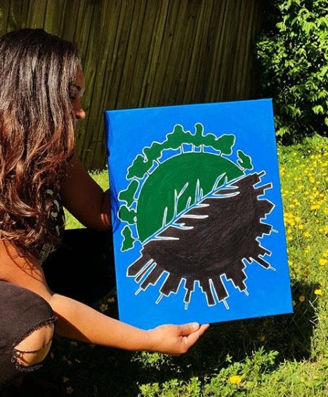 City & Country Yin Yang Sign